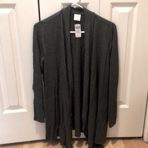 NWT Soma French Terry Everyday Wrap gray M
